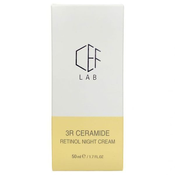 Удосконалюючий нічний ретиноловий крем | CEF Lab 3R Ceramide Retinol Night Cream 50 мл CL1406 фото