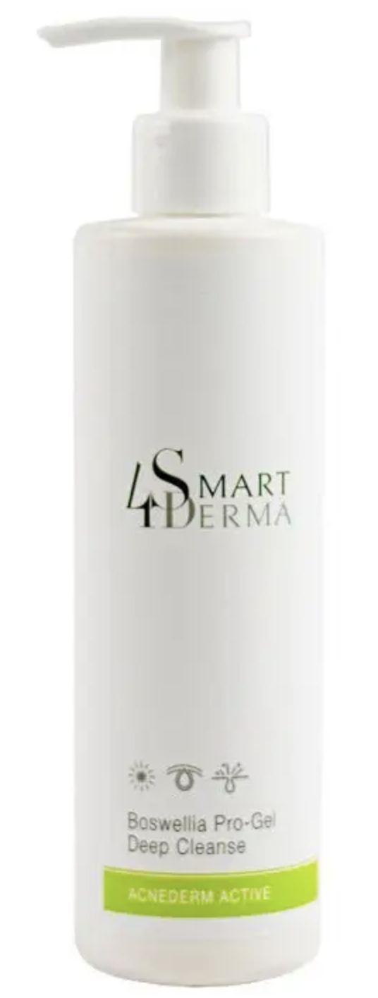 Інтенсивний очищувальний гель з босфелією | Smart4Derma Acne Derm Active 250 мл
